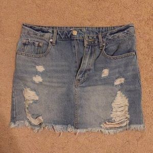 Jean skirt!